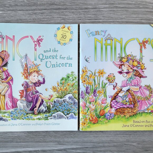 PINKALICIOUS FANCY NANCY CLANCY DETECTIVE BOOKS LIFT THE FLAP STICKERS LOT OF 20 - Picture 7 of 16